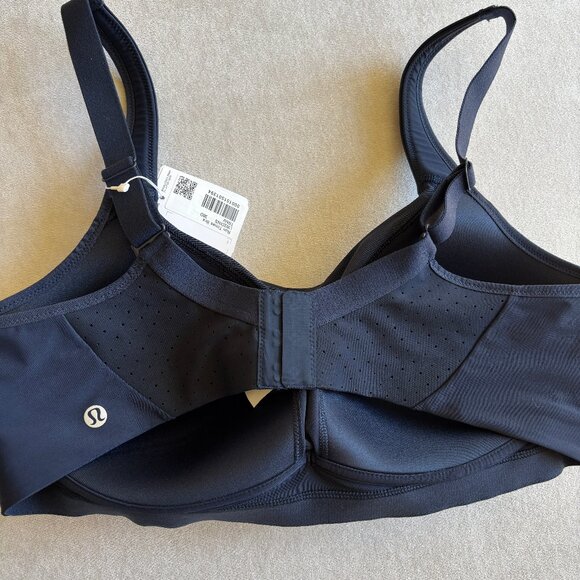 LULULEMON RUN TIMES BRA Women's Size 38D Blue Running High Intensity NWT - Picture 4 of 10